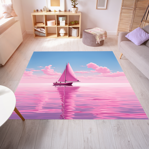 Pink Sailboat