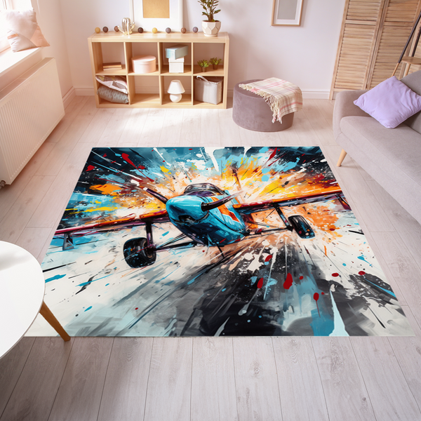 Paint Splattered Plane